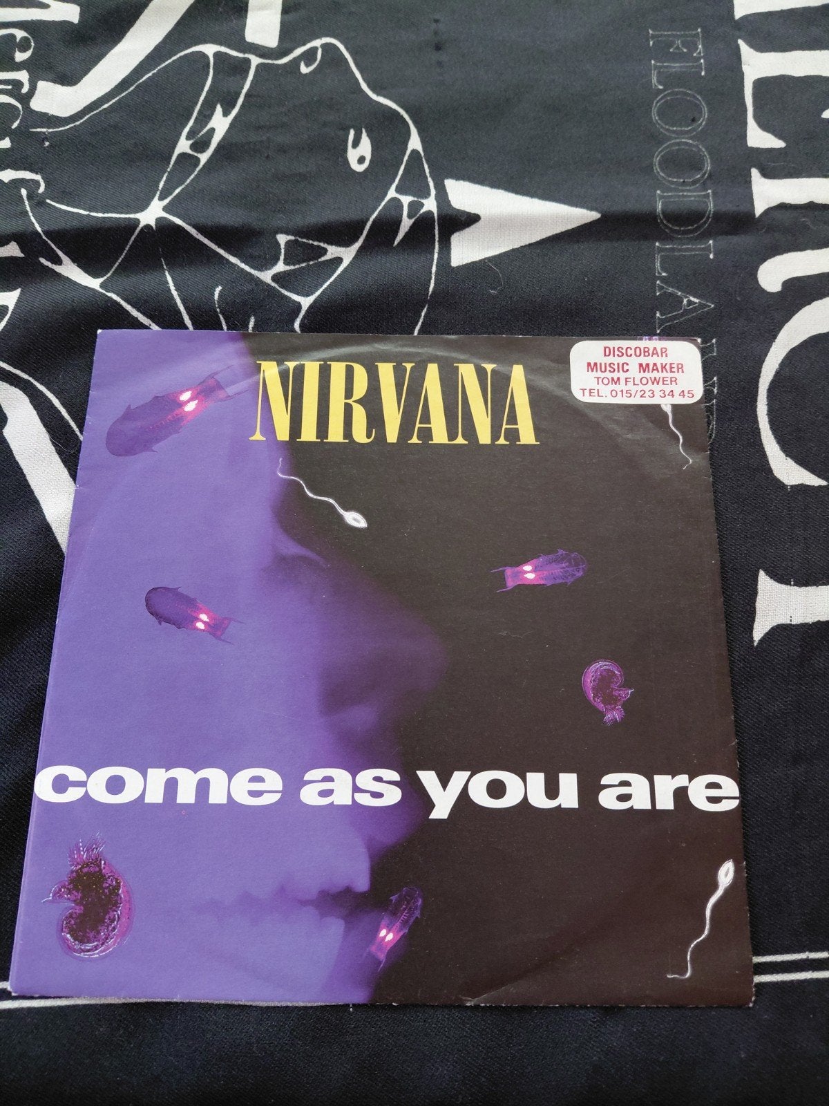 Nirvana  Come as you are 7" vinyl single, Cd's en Dvd's, Vinyl | Rock, Gebruikt, 7 inch, Ophalen of Verzenden, Alternative Rock