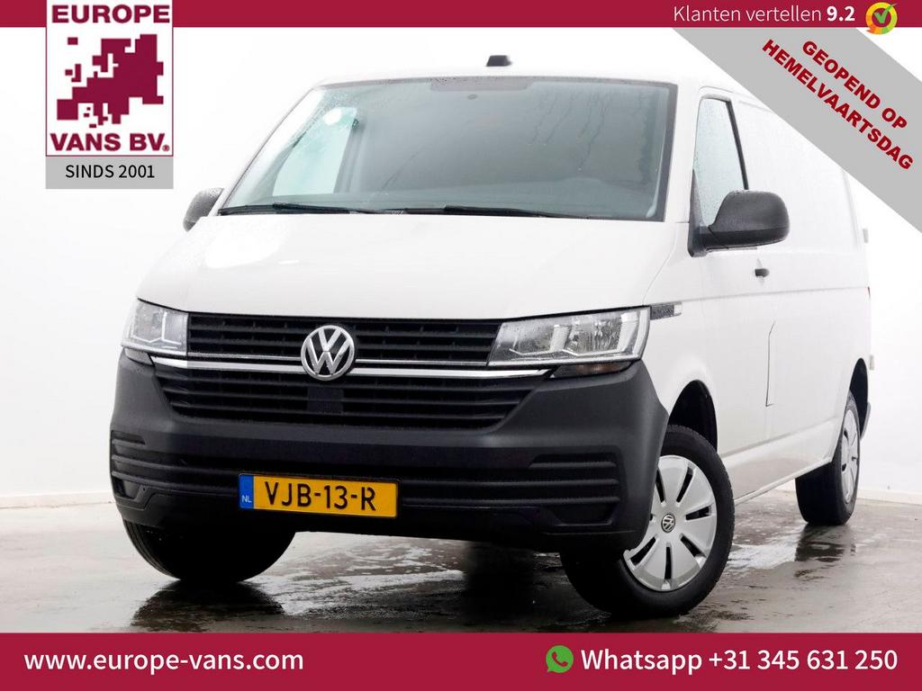 Volkswagen Transporter T6.1 2.0 TDI 110pk Lang Airco/CarPlay, Wit, Bedrijf, 198 g/km, Onderhoudsboekje