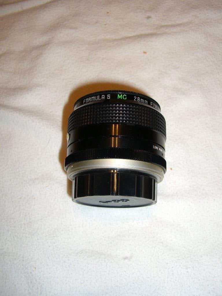 Objectif Formula 5 MC 28mm f2.8 + étui, TV, Hi-fi & Vidéo, Enlèvement, Objectif grand angle, Autres marques, Autres montures