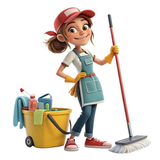 Poetsvrouw gevraagd Cleaning lady wanted