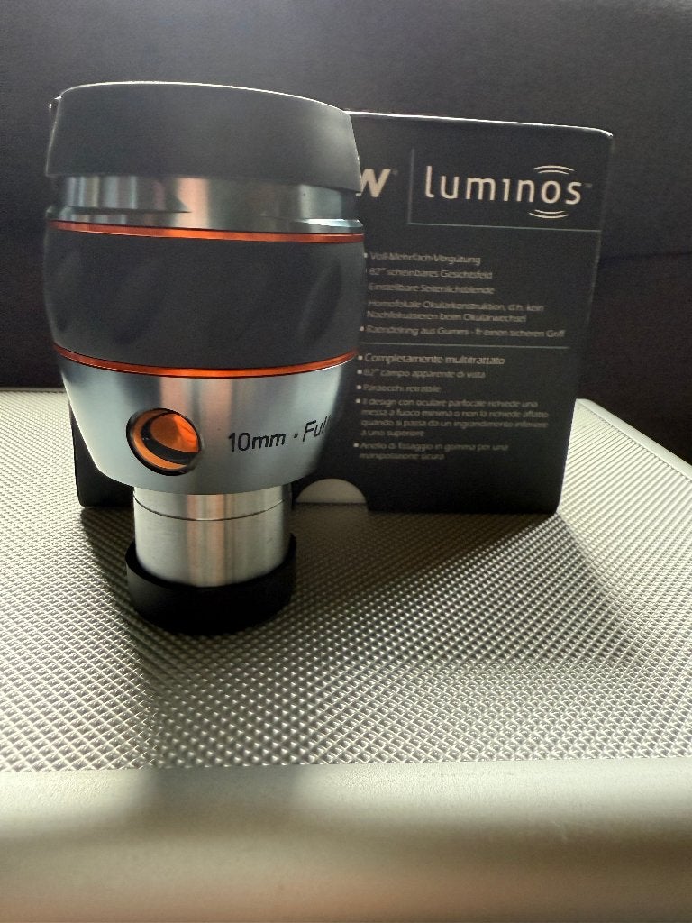 Oculaire Celestron LUMINOS 10 MM, TV, Hi-fi & Vidéo, Matériel d'optique | Télescopes, Enlèvement ou Envoi, Comme neuf, Moins de 80 mm