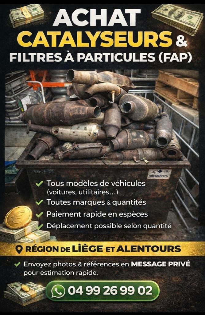 ACHAT CATALYSEURS & FILTRES À PARTICULES (FAP), Autos : Pièces & Accessoires