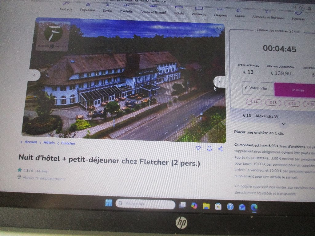 Een overnachting plus ontbijt hotel Fletcher 3 of 4 ****, Twee personen, 1 overnachting