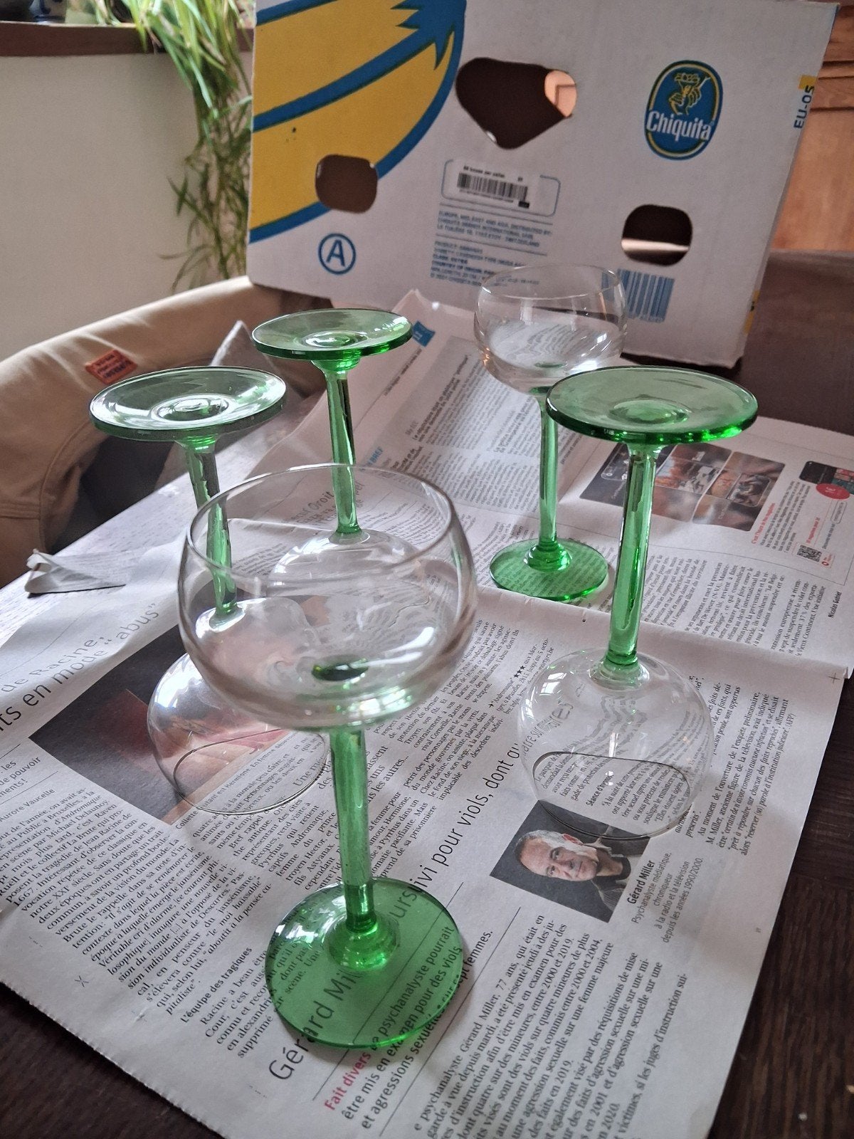 verre a vin d'Alsace vintage, Enlèvement, Comme neuf, Autres types