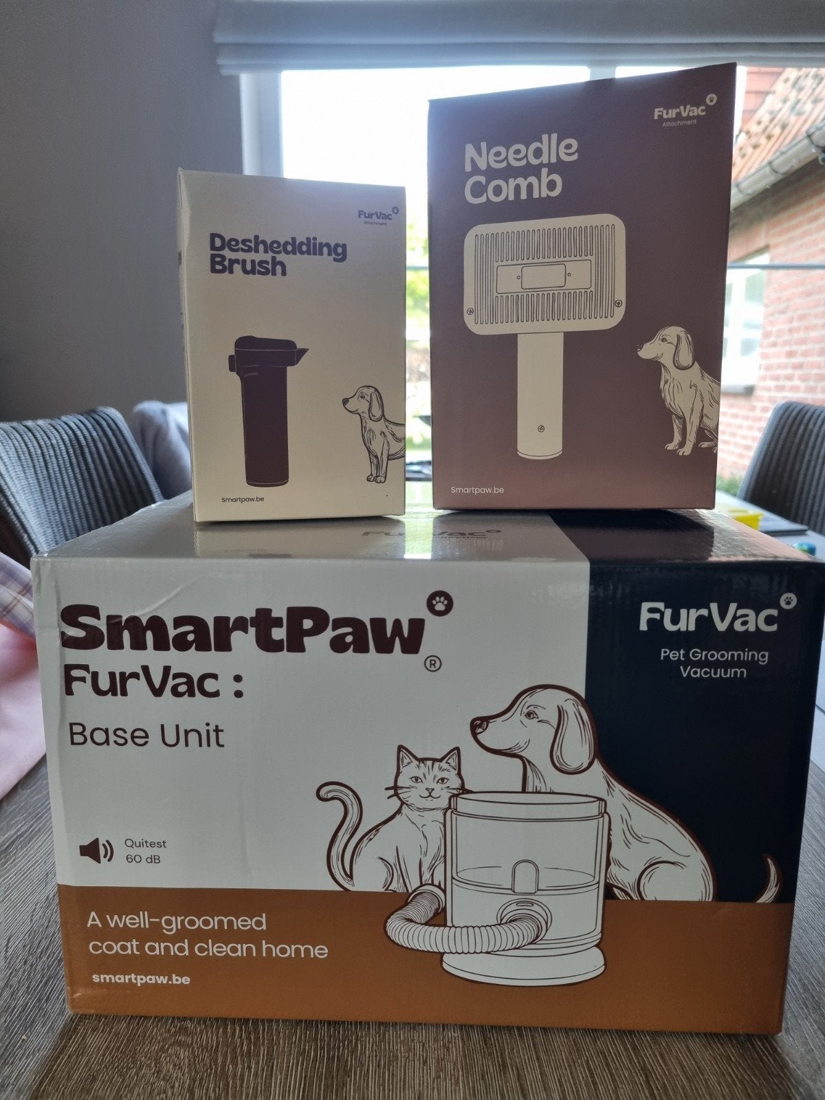 Fur vac + naaldenkam + ondervachtkam NIEUW!, Dieren en Toebehoren, Ophalen, Nieuw