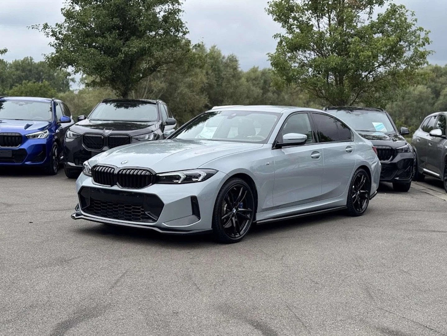 BMW 3 Serie 318 iA Sedan M Sport Pro / CAM / CARPLAY / WIDES, Cuir, Argent ou Gris, Achat, 4 portes