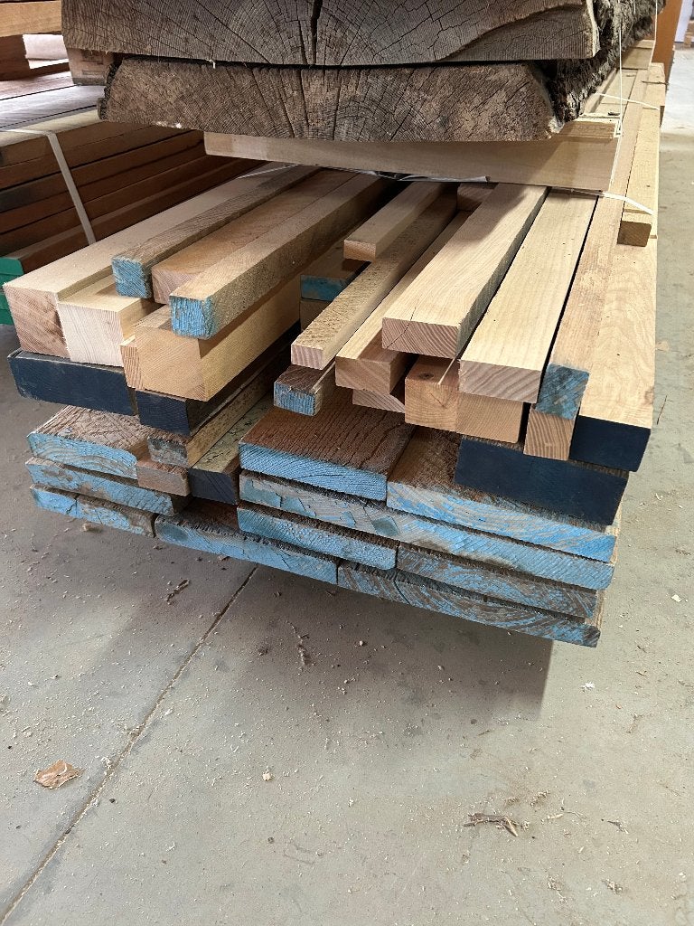 Gevierschaalde planken in es, Neuf, 250 à 300 cm, Autres essences de bois, Enlèvement