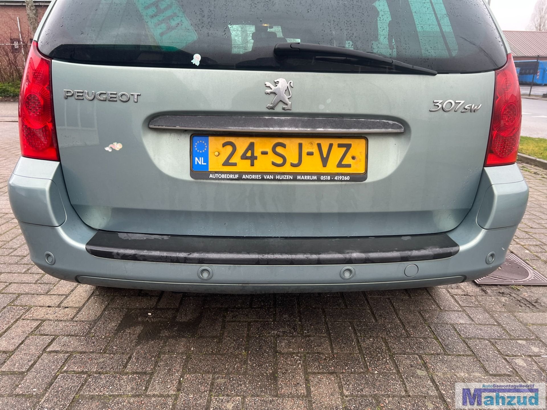 PEUGEOT 307 SW facelift Licht groen EZSD achterbumper 2002-2, Auto-onderdelen, Taurusavenue 1
2132 LS  Hoofddorp, NL, Gebruikt
