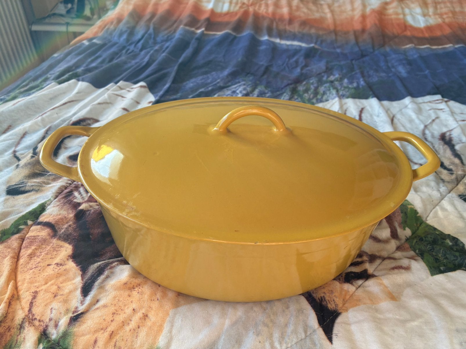 GROTE VINTAGE GIETIJZEREN BRAADPAN UIT DE JAREN 60, Ophalen