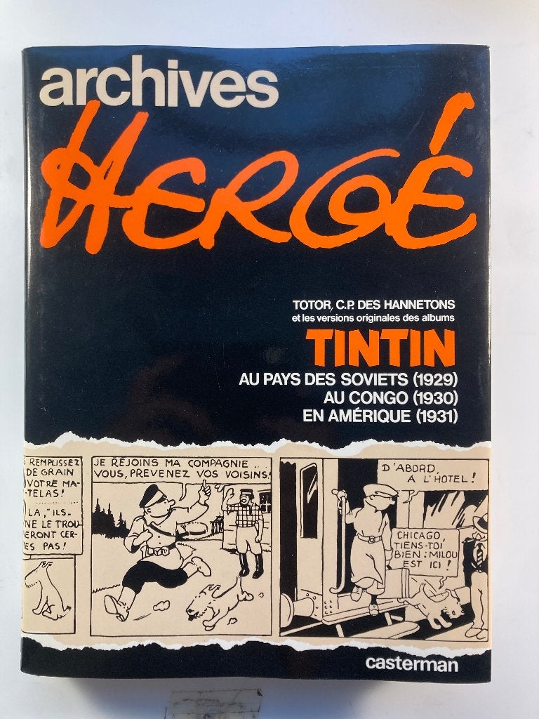 Archives Hergé Tintin Casterman 1973, Livres, Enlèvement ou Envoi, Une BD, Utilisé, Hergé