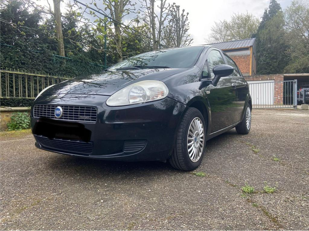 Fiat Grande Punto (Gekeurd met rose formulier), Auto's, Stof, Zwart, Grande Punto, Zwart