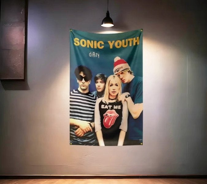 Grote vlaggen Sonic Youth (150x90cm), Ophalen of Verzenden
