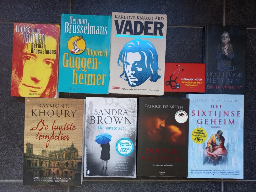 9 ROMANS / THRILLERS PRIMA STAAT, Ophalen of Verzenden, Zo goed als nieuw