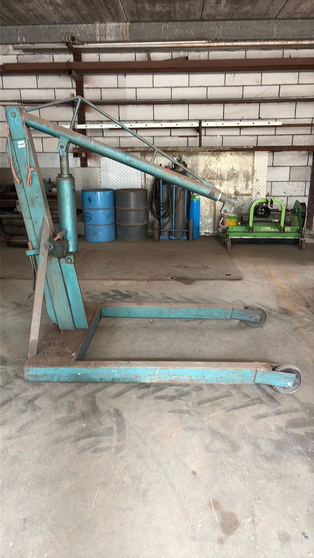 Hydraulische werkplaatskraan, Enlèvement, Utilisé, Autres types, Moins de 2 mètres