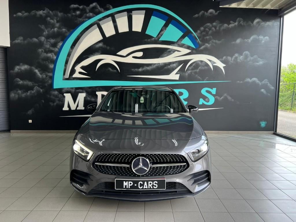 Mercedes-Benz A250 / AMG line / Slechts 81000km, Auto's, Berline, Zilver of Grijs, A-Klasse, Leder en Alcantara