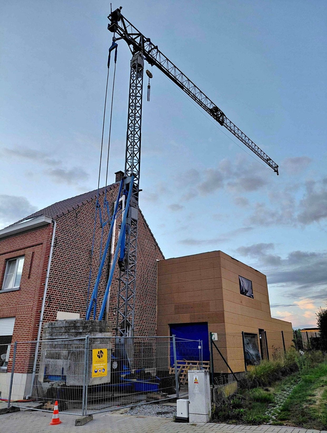 Torenkraan, Zakelijke goederen, Ophalen