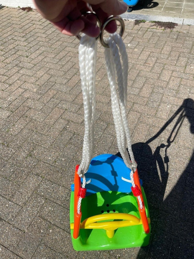 Kinderschommel / peuterschommel met veiligheidsbeugel, Ophalen, Zo goed als nieuw, Overige typen