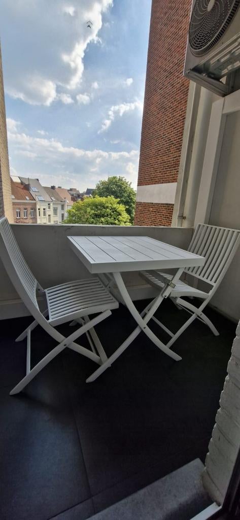 Set Habitat tafel met 2 stoelen, Ophalen, Vierkant