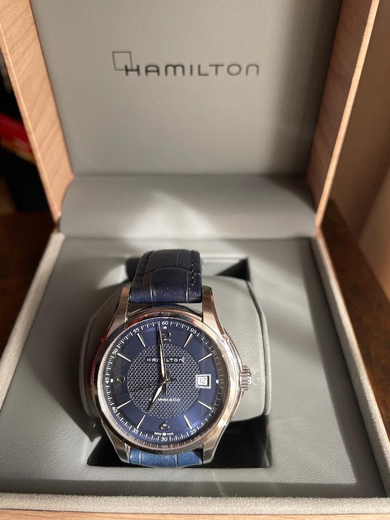 Hamilton Jazzmaster Viewmatic Auto – H32515641, Montre-bracelet, Autres marques, Cuir, Enlèvement