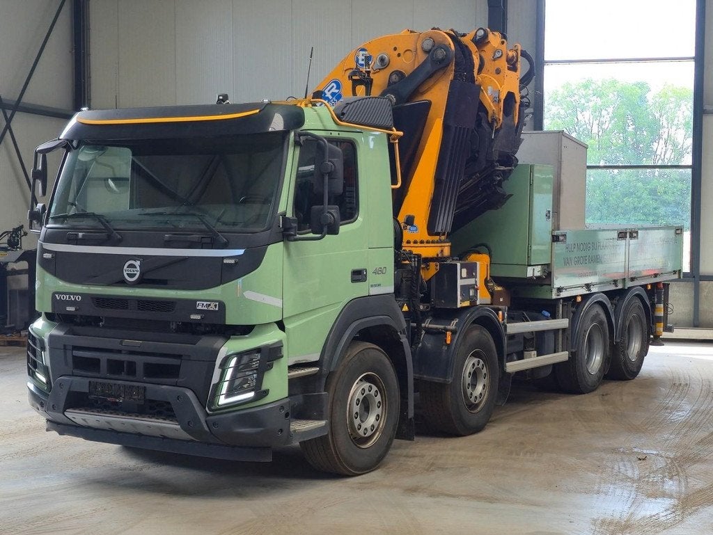 Volvo FMX 460 8x4 !EFFER 95TM 955!CROSSTAB! FLY-JIB/LIER!EUR, Auto's, Vrachtwagens, Bedrijf, ABS, Volvo, Diesel, Euro 6, Automaat