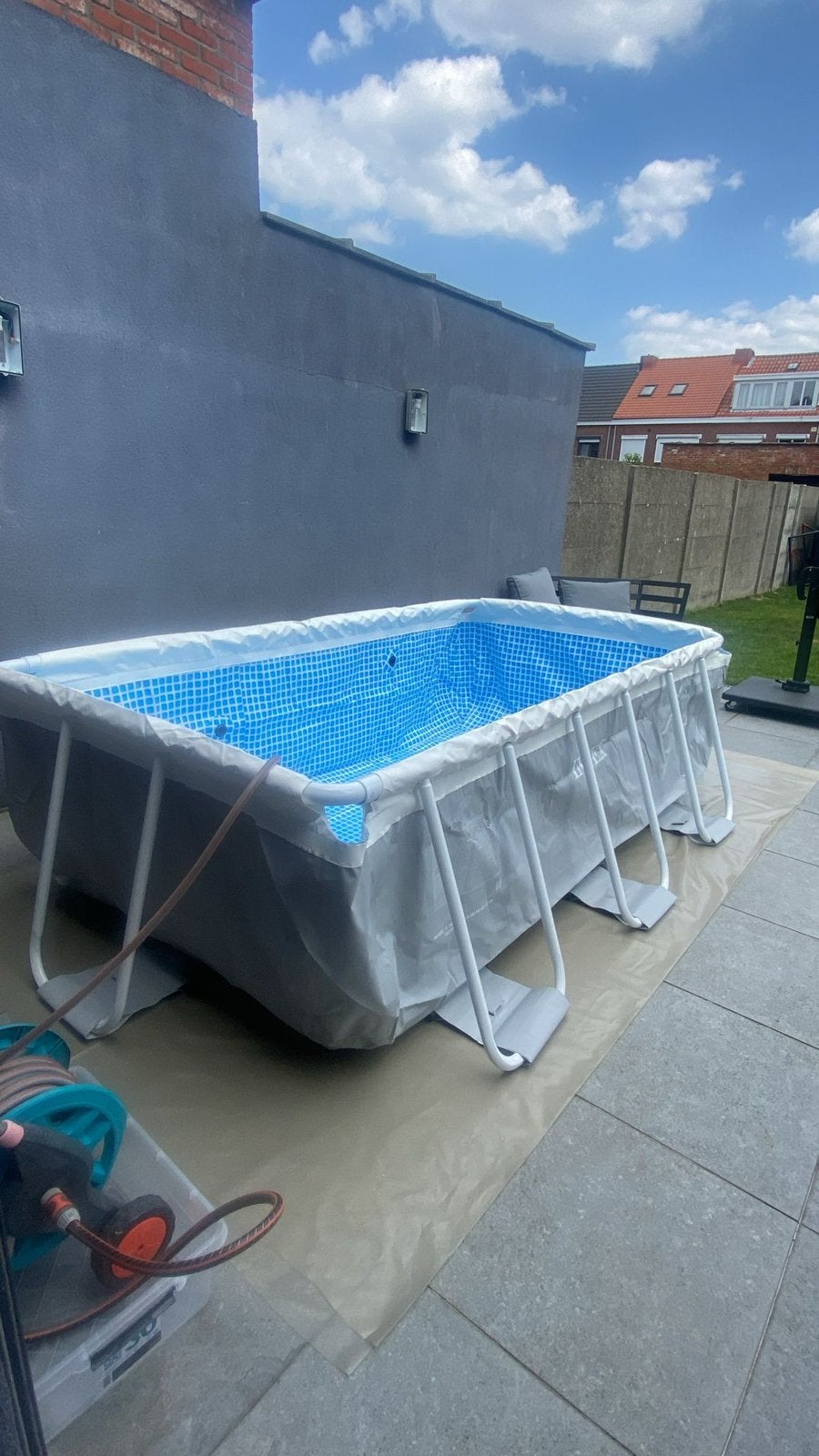Intex zwembad 300x175x80, Tuin en Terras, Ophalen, Zo goed als nieuw