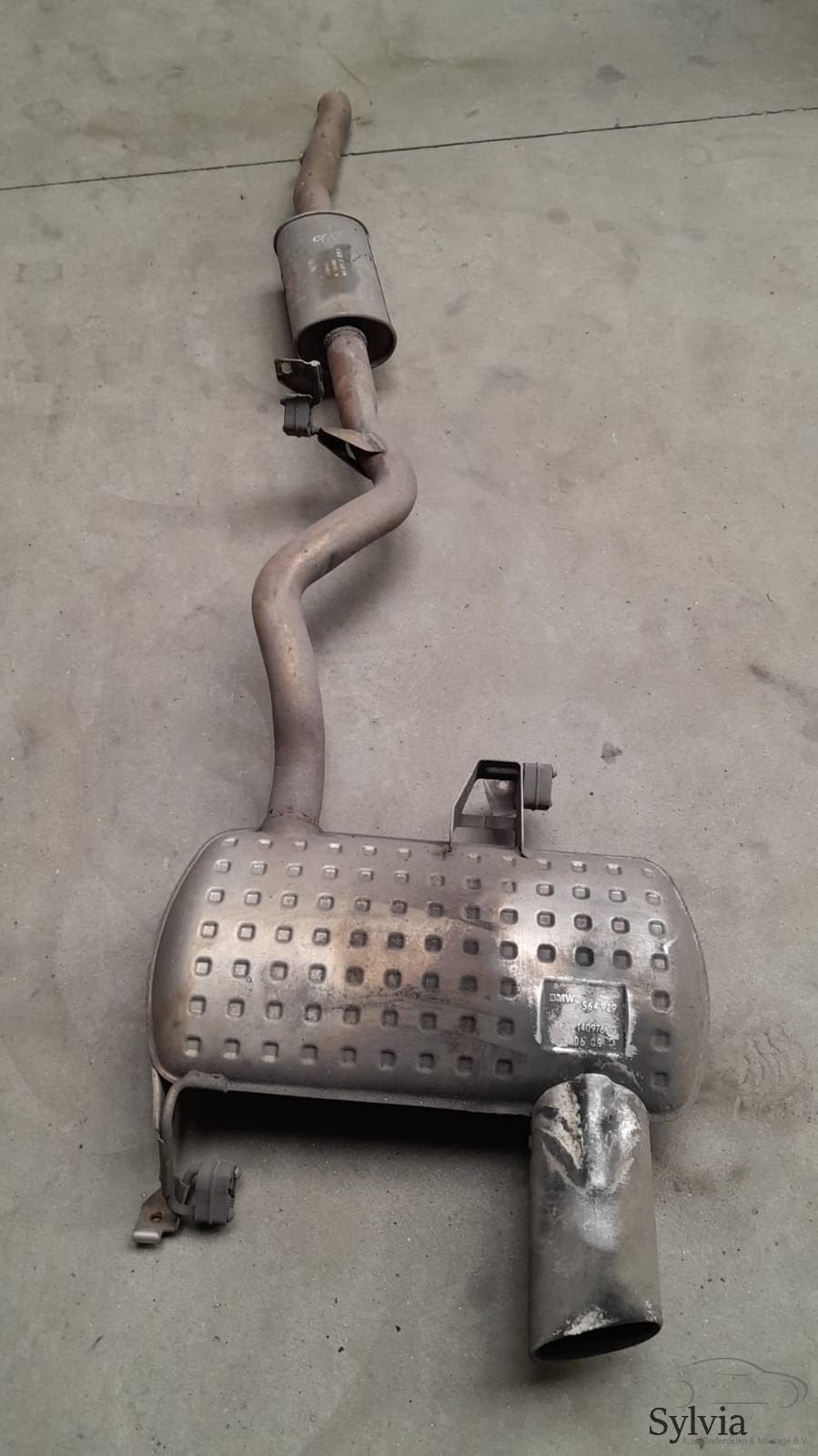 Achterste uitlaat einddemper BMW 3 serie E90 E91 N43 7564929, Autos : Pièces & Accessoires, -, Utilisé, -, -
