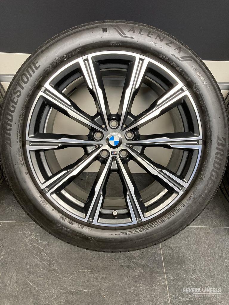 20” originele BMW X5 G05 / X6 G06 740M velgen + banden 5x112, Pneus et Jantes, Véhicule de tourisme, -, Utilisé
