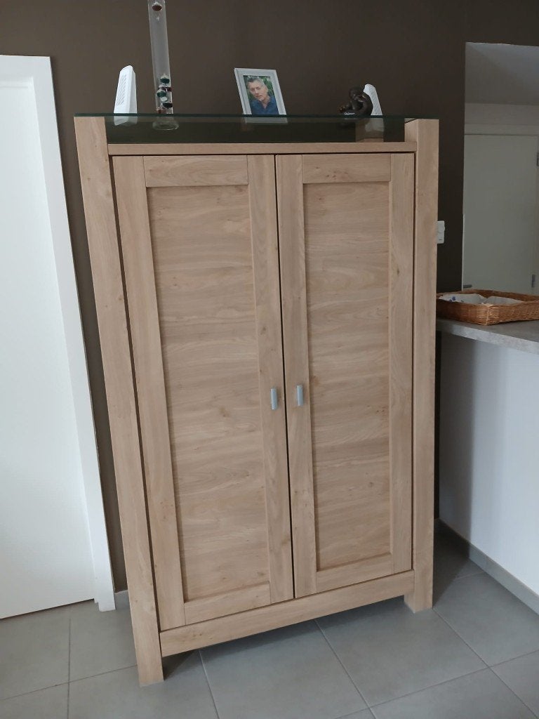 Dressoir, barkast, tafel met 6 stoelen en tv meubel, Huis en Inrichting, Tafels | Eettafels, Ophalen, Zo goed als nieuw