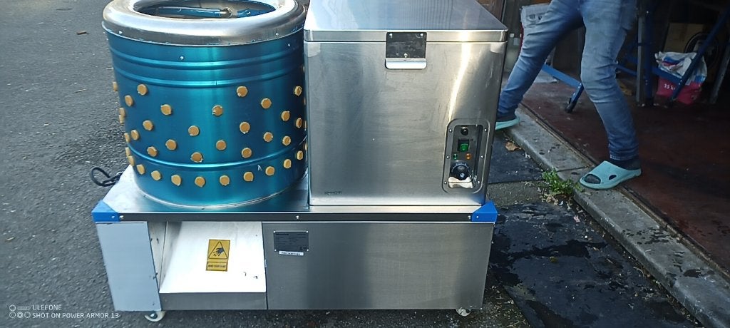 kippen pluim machine, Enlèvement, Comme neuf, Autres types