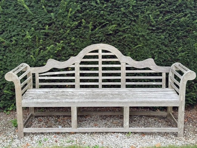 tuinbank Teak, Tuin en Terras, Tuinbanken, Ophalen, Zo goed als nieuw, Hout