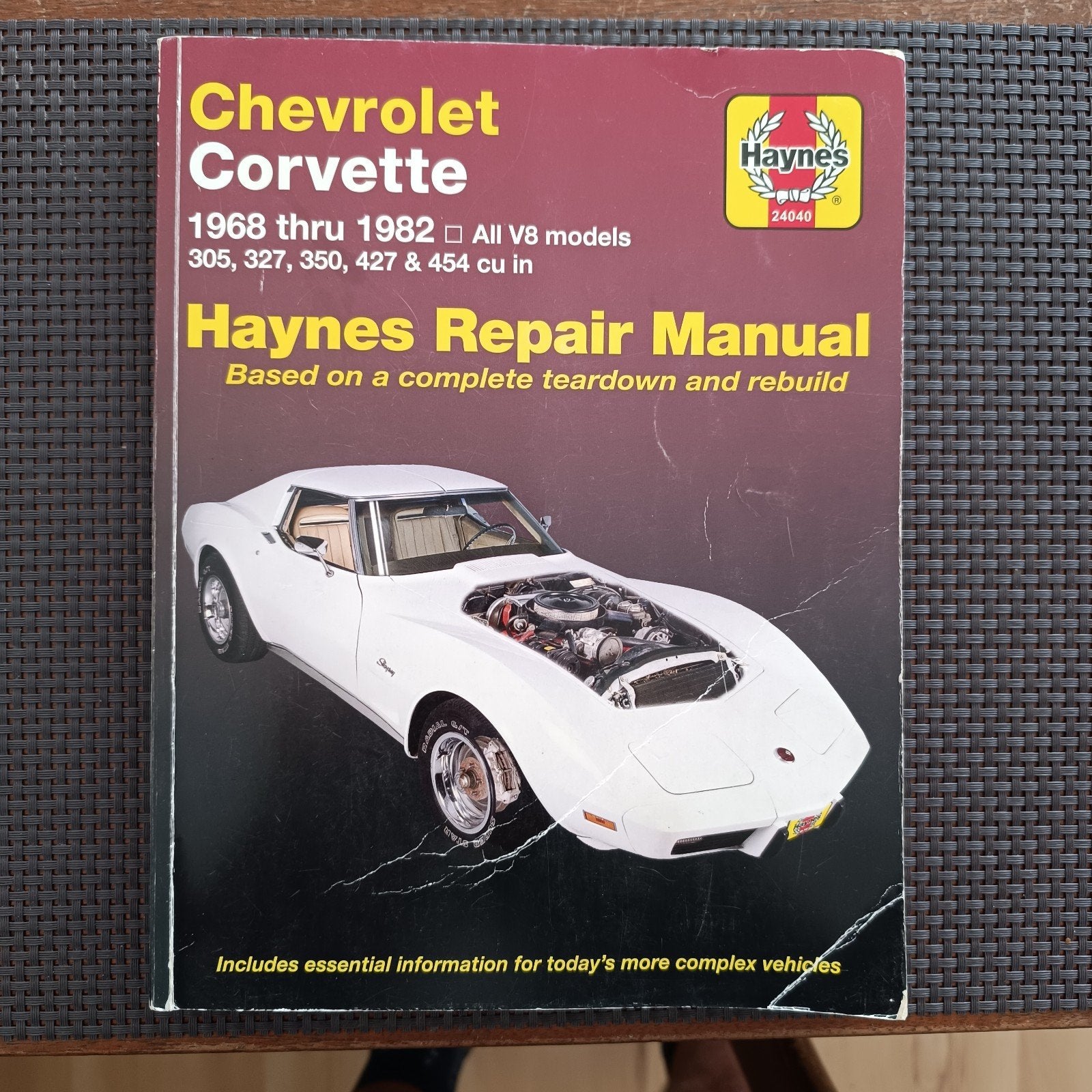 Manuel entretien Chevrolet Corvette, Ophalen
