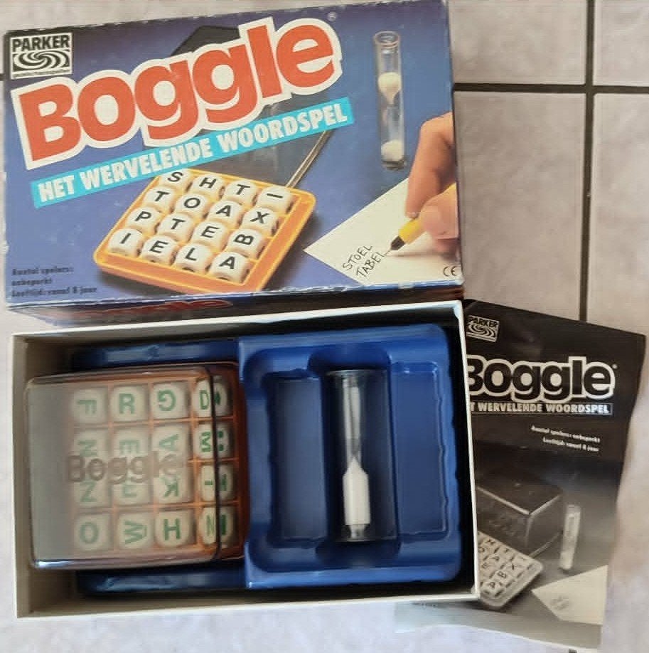gezelschapsspel Boggle, Hobby en Vrije tijd, Ophalen of Verzenden, Gebruikt