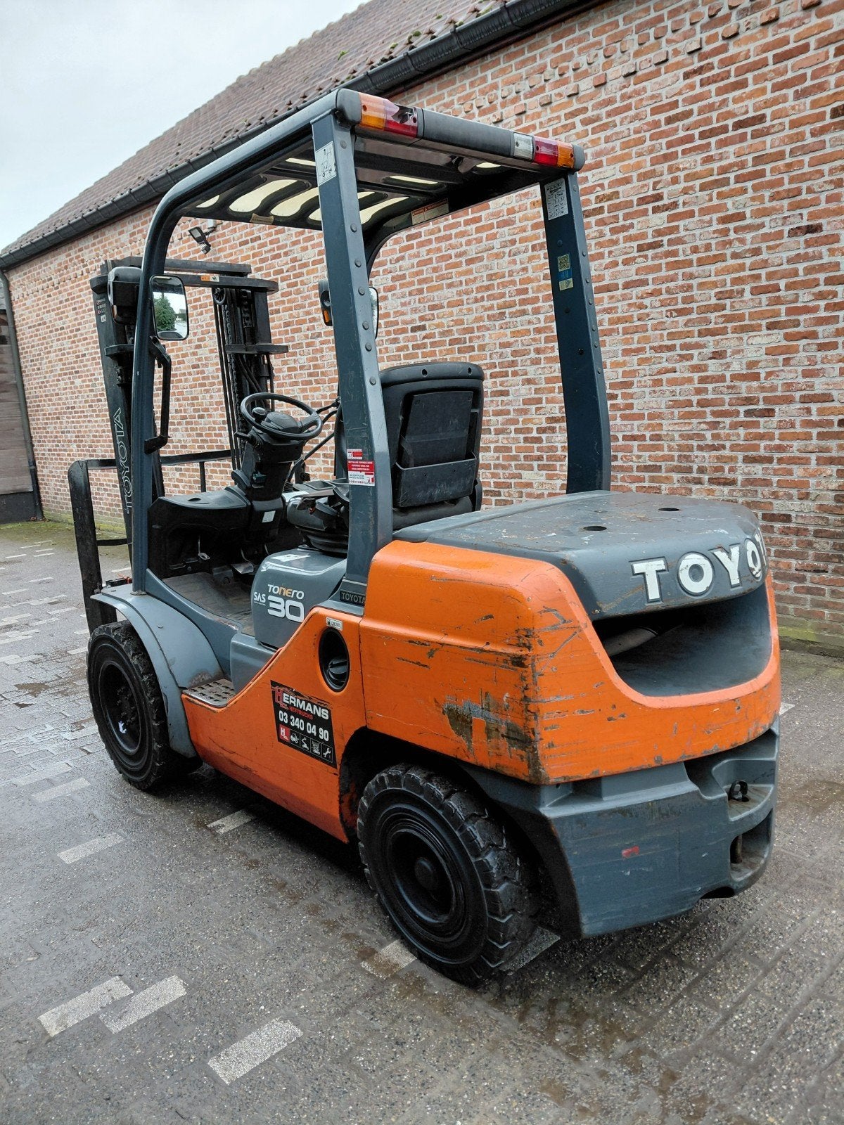 heftruck, Zakelijke goederen, Machines en Bouw | Heftrucks en Intern transport, Ophalen, 3000 tot 4000 kg, Diesel, TOYOTA
