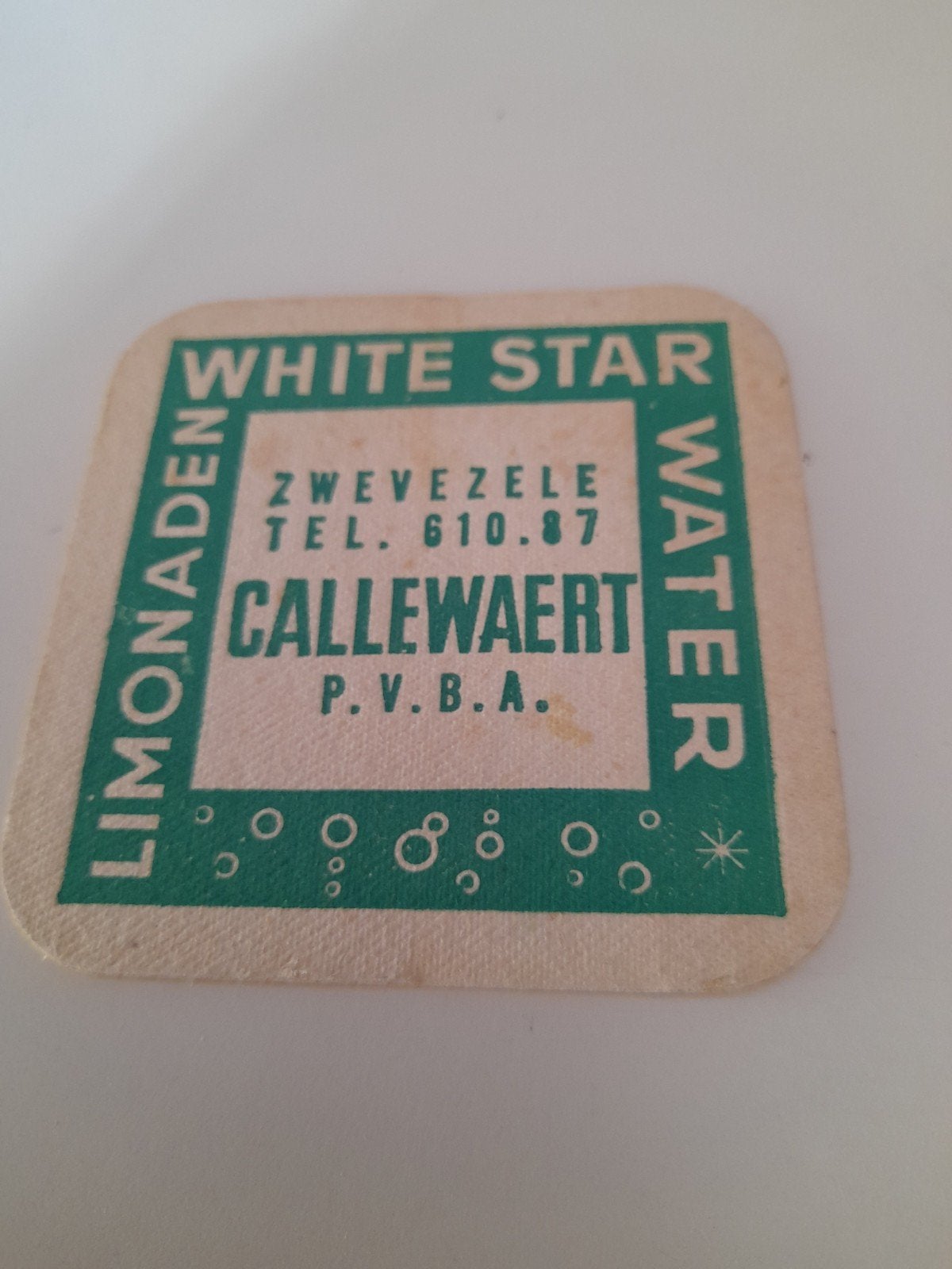 tapis à bière Callewaert recto-verso, Timbres & Monnaies, Enlèvement ou Envoi