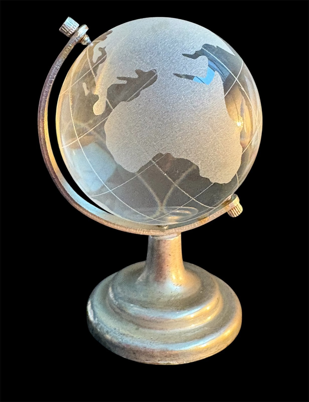 Globe terrestre miniature vintage, Enlèvement ou Envoi