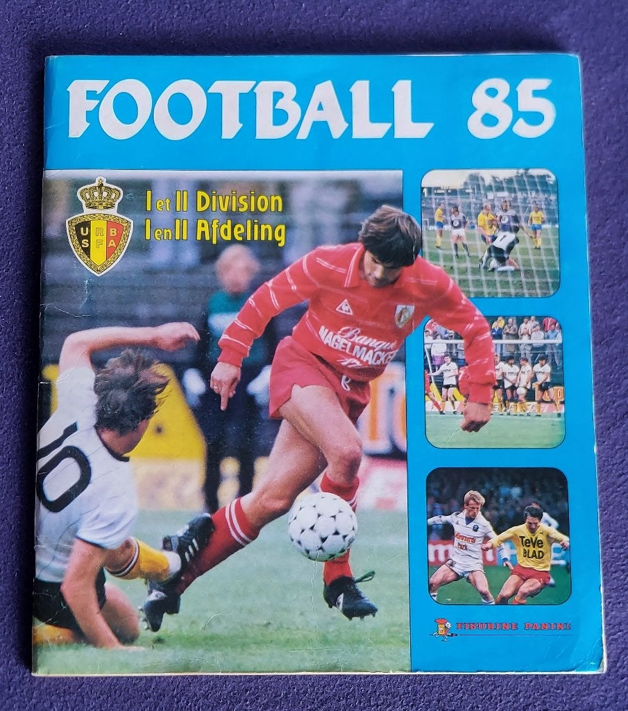 Panini album Football Belgium 1985 - volledig -, Ophalen of Verzenden, Zo goed als nieuw, Meerdere stickers