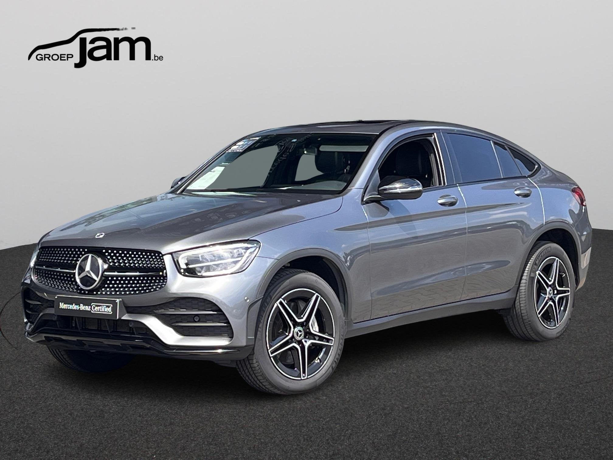 Mercedes-Benz GLC-klasse Coupé 300 de 4MATIC, Auto's, Automaat, Zwart, 4 cilinders, 2000 kg