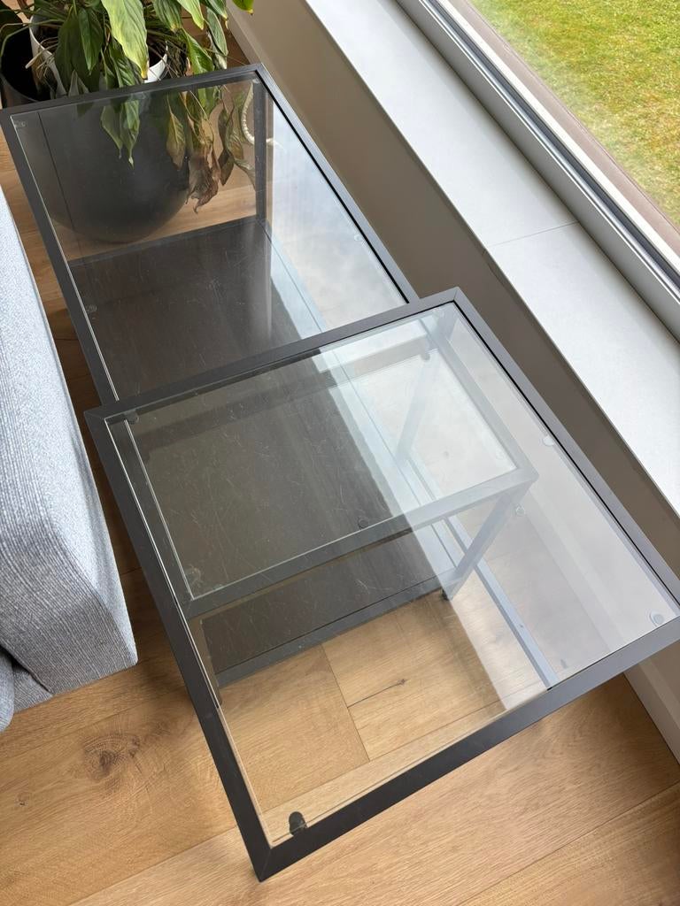 Ikea Vittsjo salontafel, Ikea, modern, Verre, Comme neuf, Enlèvement