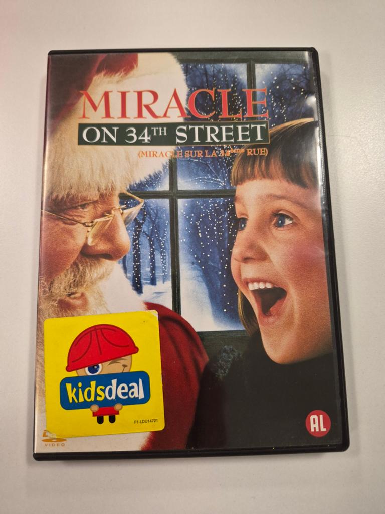 DVD „Miracle on 34th Street”, Gebruikt, Alle leeftijden, Ophalen of Verzenden, Komedie
