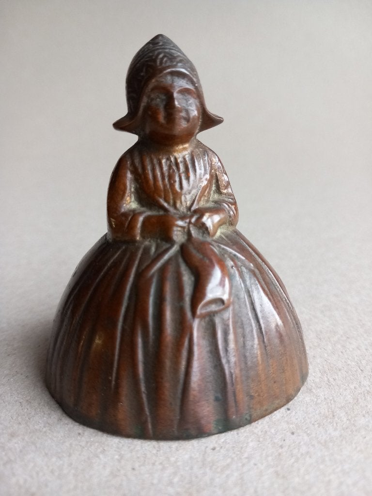 Tafelbelletje in Brons (1920 - 1930), Antiek en Kunst, Antiek | Brons en Koper, Brons, Ophalen