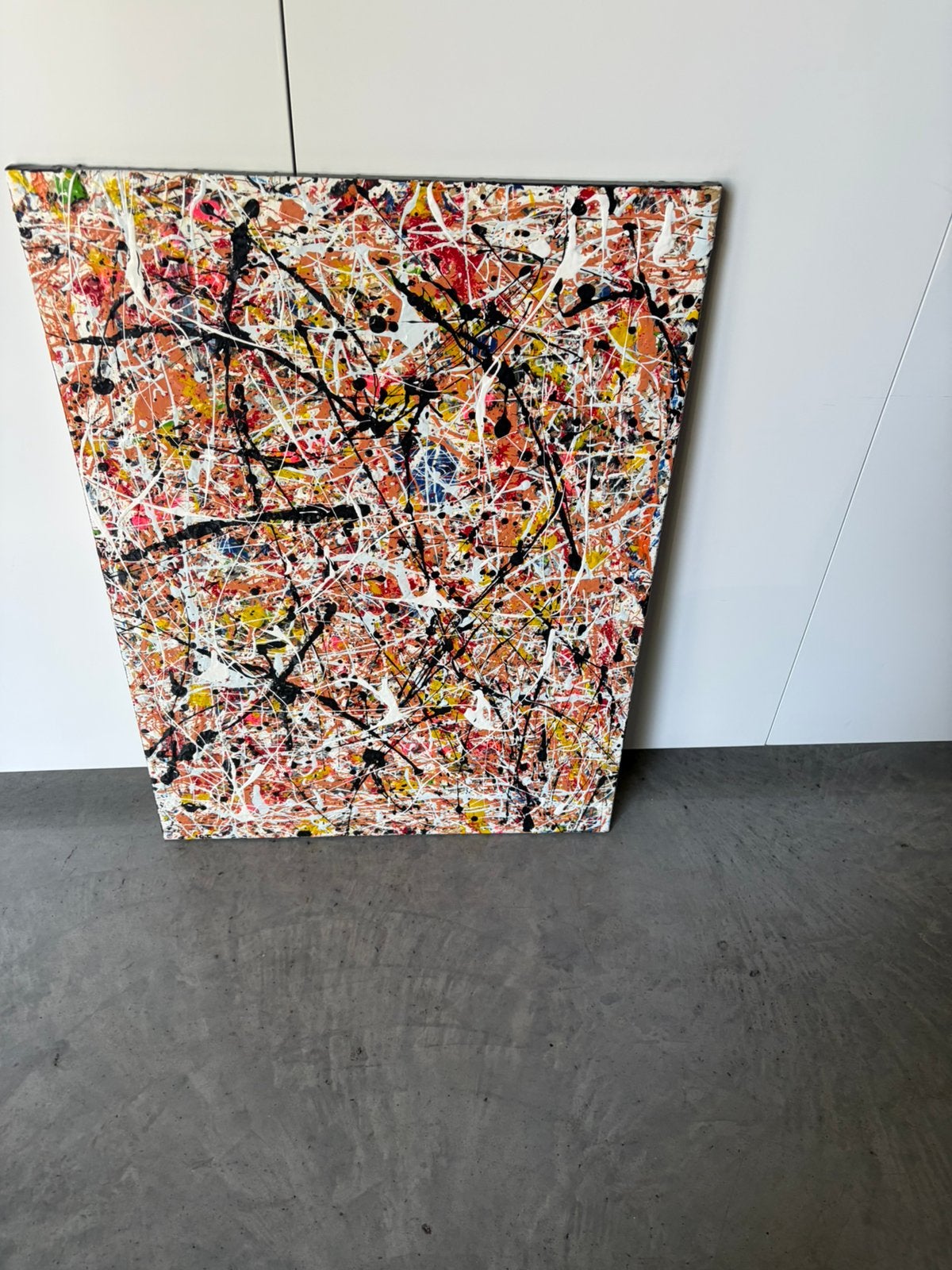 Abstracte schilderij, Antiek en Kunst, Ophalen
