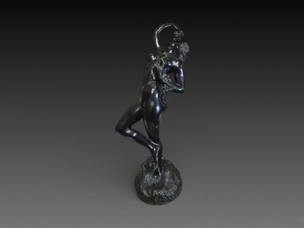 Jef Lambeaux (1852-1908), Bacchante, bronze, H. 60 cm, Enlèvement ou Envoi