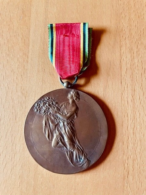 A vendre : médaille Reklaamstoet Tongeren 1933, Enlèvement ou Envoi, Autres, Ruban, Médaille ou Ailes