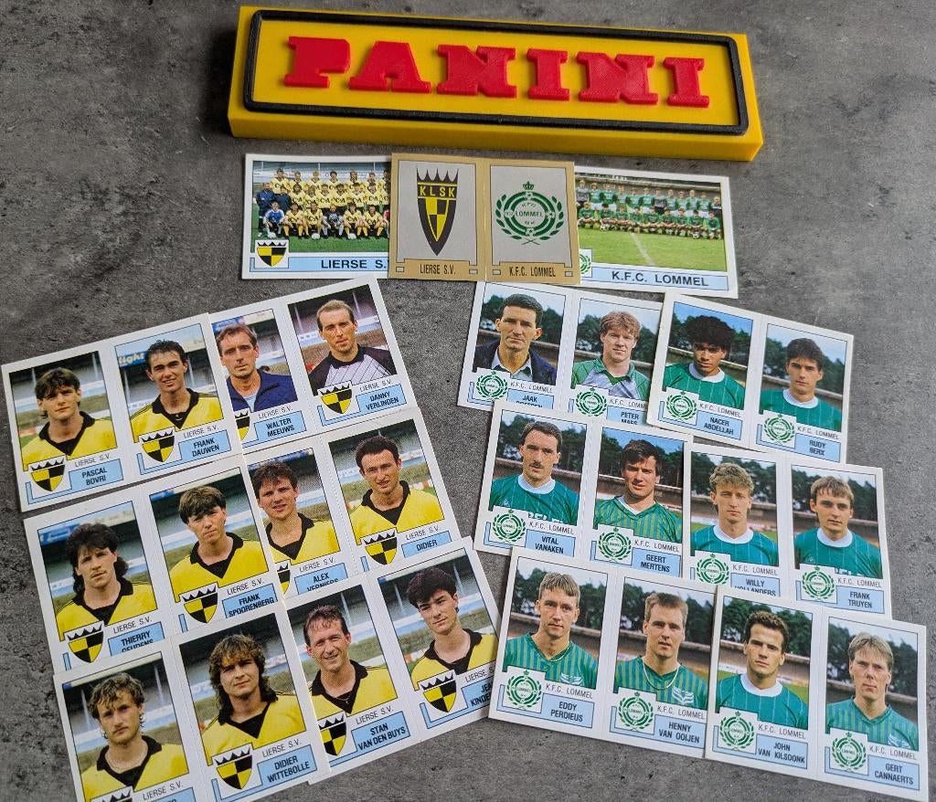 PANINI FOOTBALL 88  15 AUTOCOLLANTS FOOT 1988 LOMMEL LIERSE, Enlèvement ou Envoi, Neuf