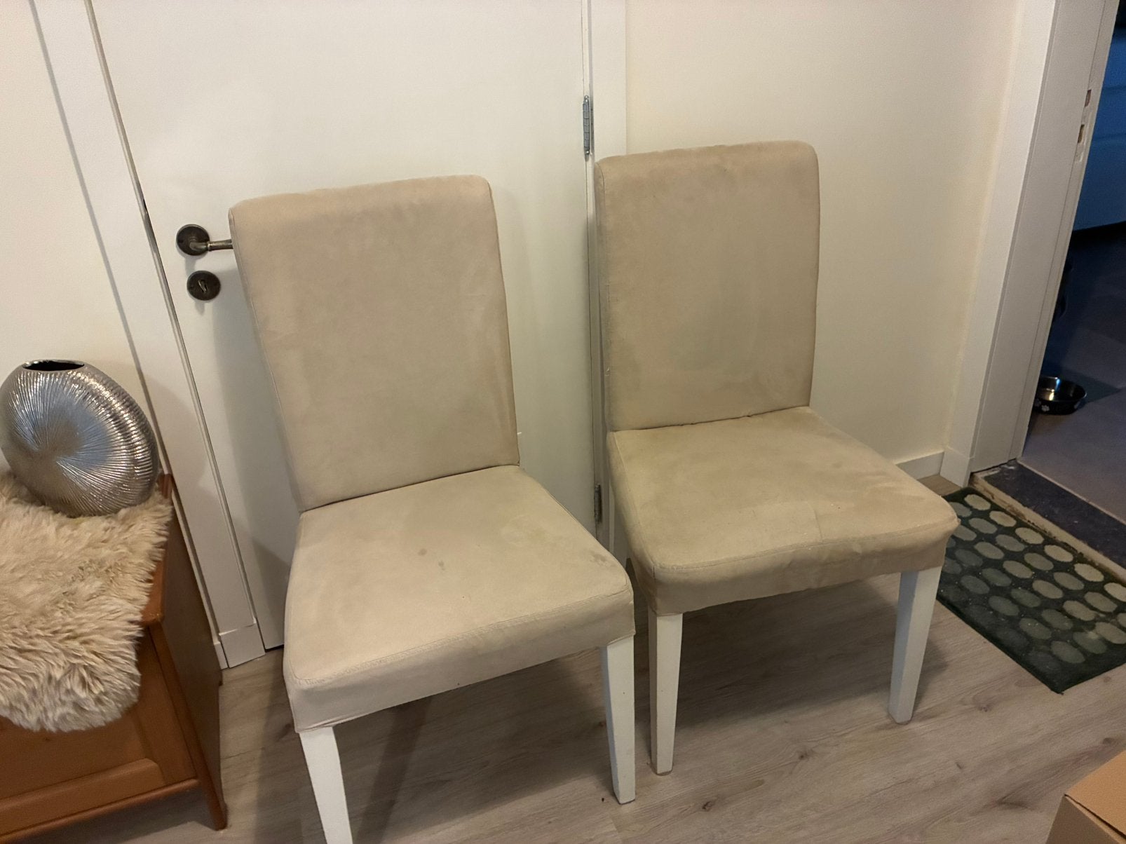 Gratis 2 stoelen Ikea Henriksdal ophalen, Ophalen, Gebruikt, Overige kleuren, Twee