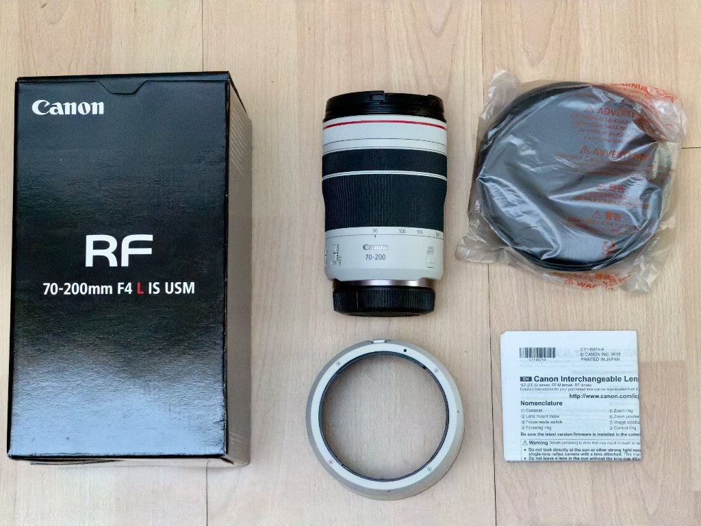 Canon RF 70-200mm f/4L IS USM – Nieuwstaat | Compleet, TV, Hi-fi & Vidéo, Photo | Lentilles & Objectifs, Canon, Canon RF, Comme neuf