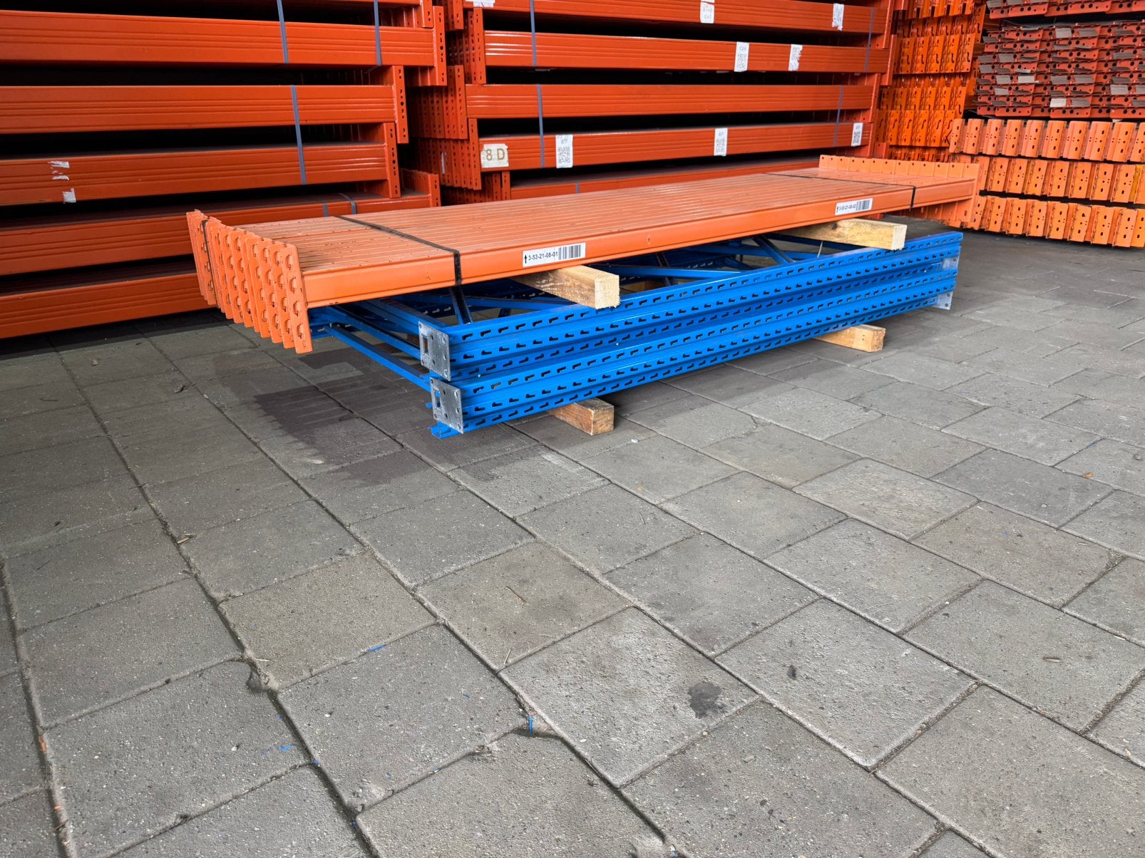8,5m Stow NP palletstelling magazijnstelling 220x280x110cm, Ophalen