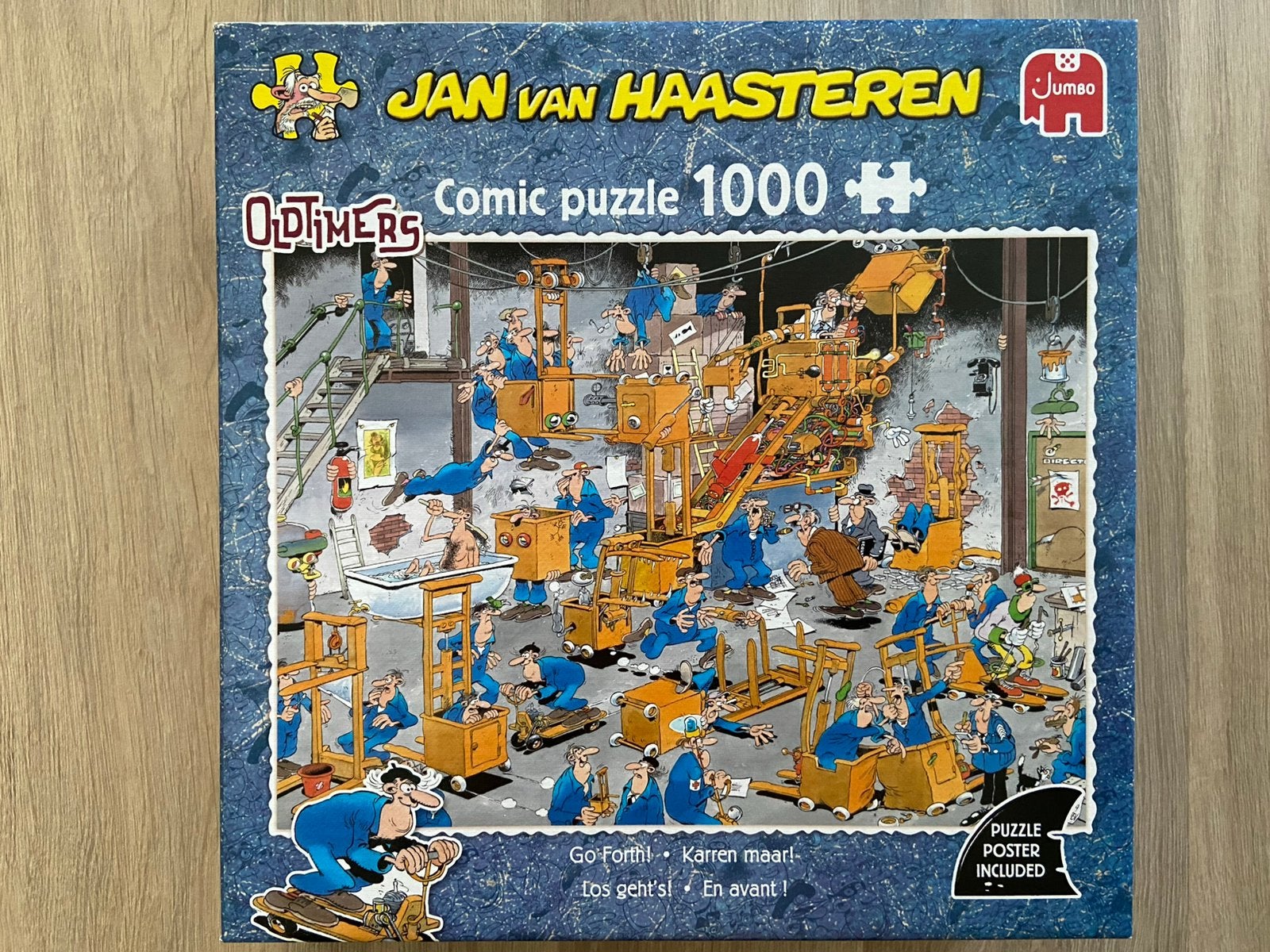 Jan van haasteren 1000 st karren maar, Ophalen, Zo goed als nieuw