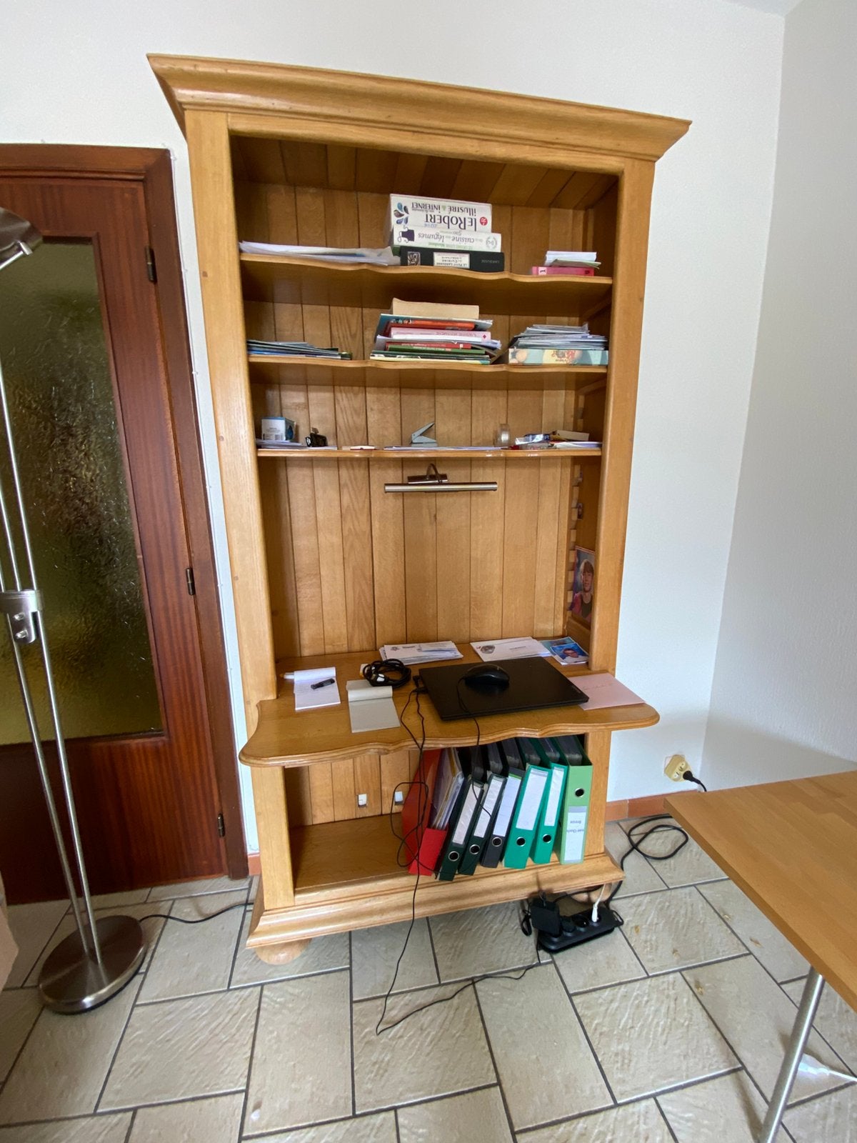 binilotheque + secretaire, Enlèvement, Utilisé, Chêne