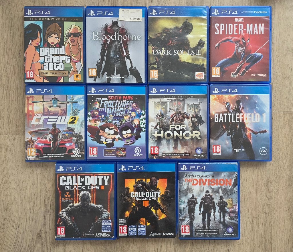 PS4-games in zeer goede staat PlayStation 4, Games en Spelcomputers, Ophalen, Zo goed als nieuw
